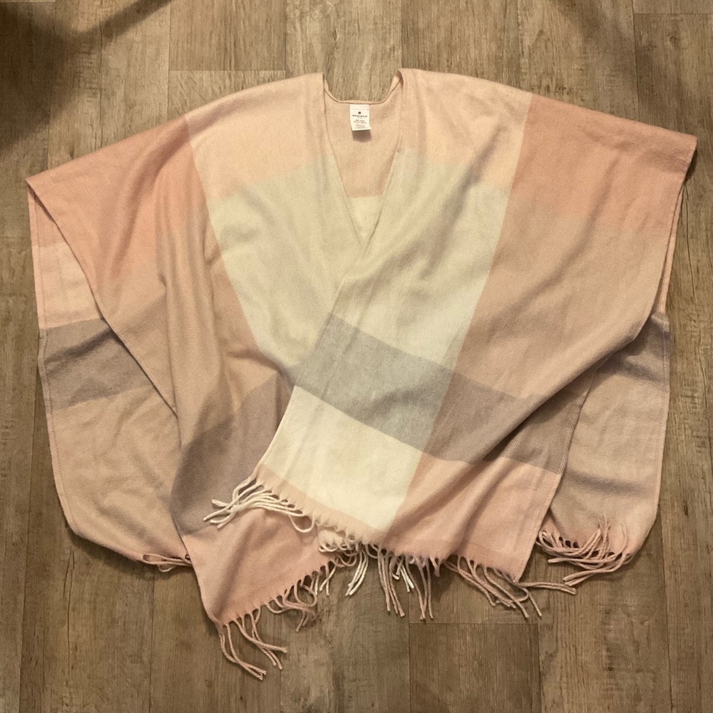 Woolrich Pink Flannel Shawl Size os